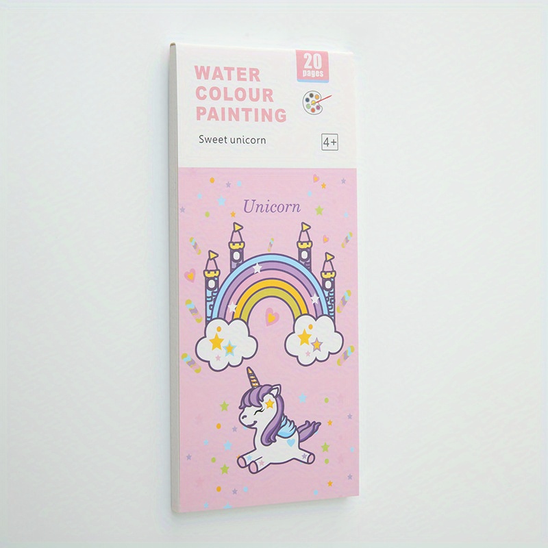 Book Creative Watercolor Paint With Pigment Painting Book - Temu