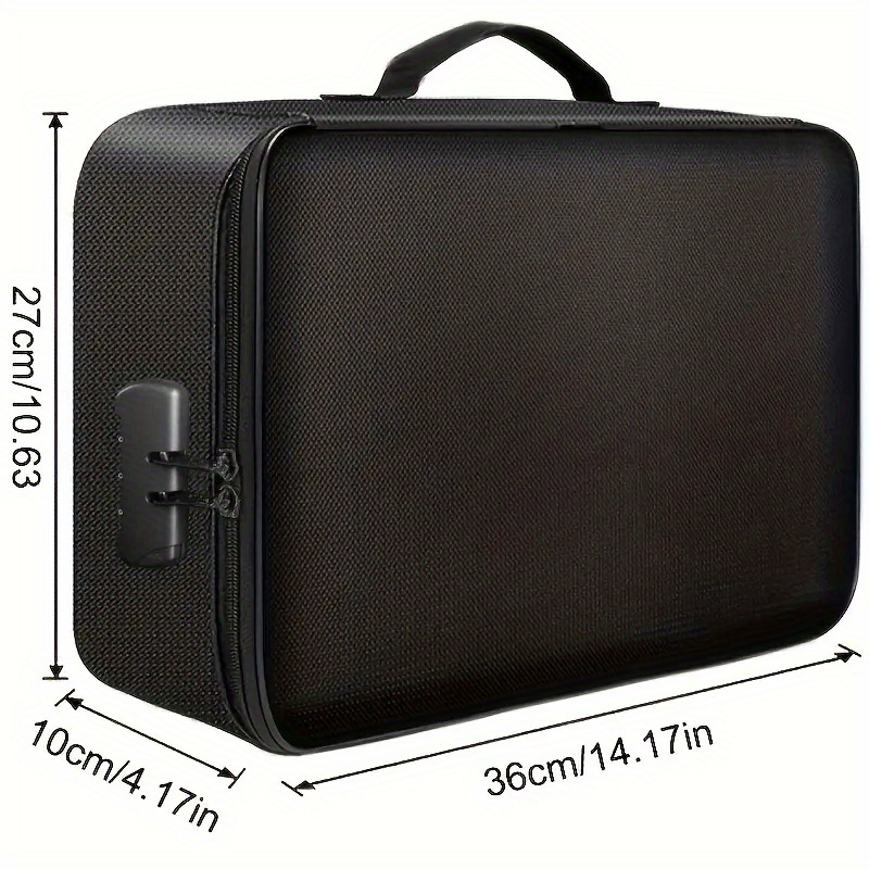 Master Lock Money Bag With Key Lock And Zipper For Cash, 11-1/2 In