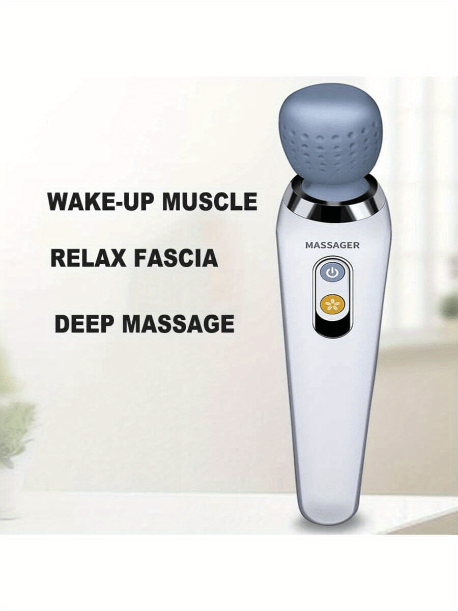 Electric Massage Stick, Handheld Household Vibration Massage Hammer,  Portable Shoulder Waist Back Massager, Waterproof & Usb Charging, Great  Gift For Men And Women - Temu