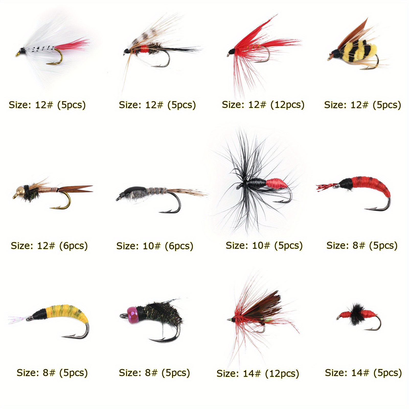 Fly Fishing Bait Kit Includes Artificial - Temu