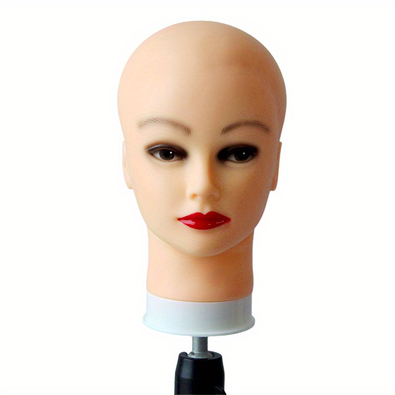 Female Bald Mannequin Head Stand Training Dolls For Wigs Making