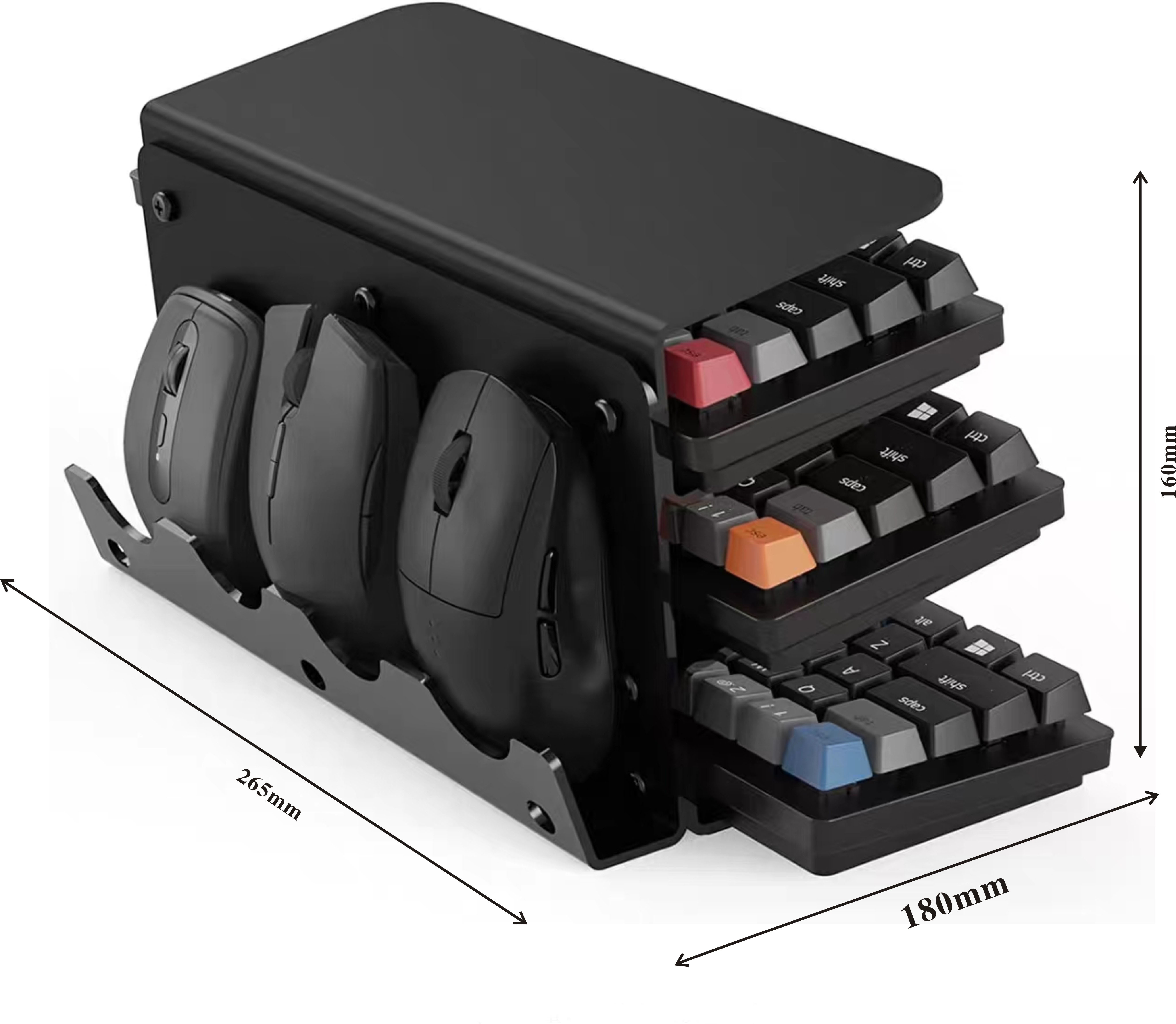 Transparent 3 layer Acrylic Keyboard Display Rack Desktop - Temu