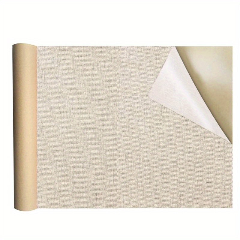  Fine Linen Repair Patches, Self-Adhesive Linen Fabric Patches,  12X40 inch Extra Size, Multi Color, Can be Used for Linen Sofa Repair and  Linen Clothes Repair(12 x 40,Light Grey 2.0)