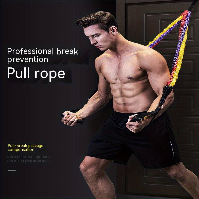 Tension Rope Sports Latex Resistance Rope Elastic Band - Temu