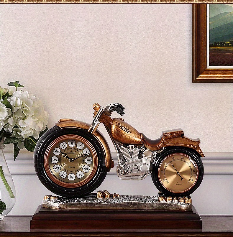 Horloge moto - Horloge de table moto - Métal