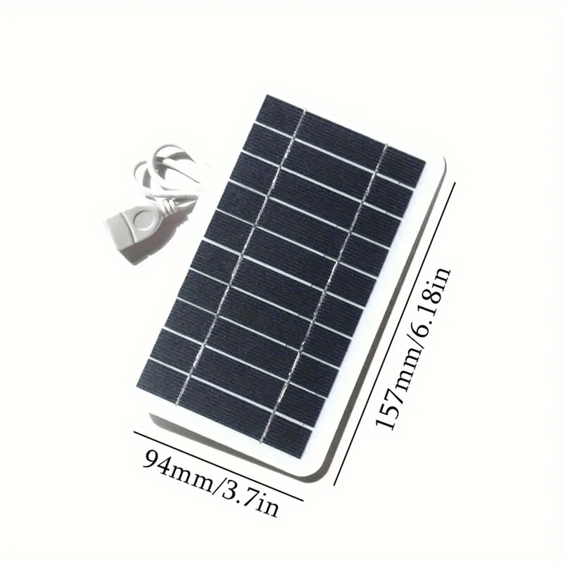 1pc Generatore Pannello Solare Portatile 5v Usb - Temu Italy