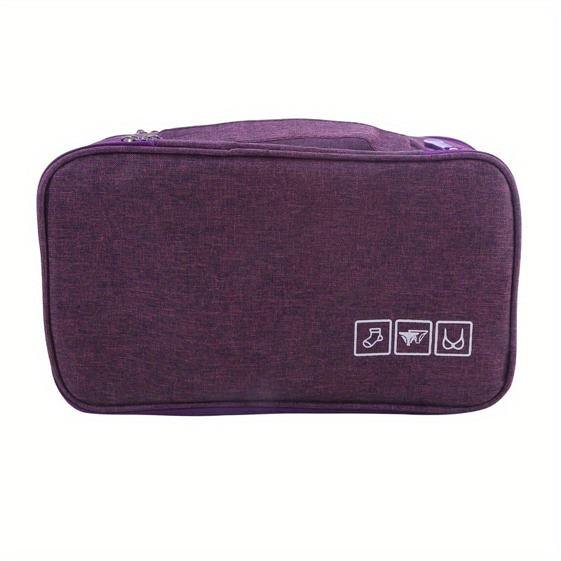 Travel Home Organizer Zip Bag Case Portable Bra Storage Bag Waterproof Bra  and Underwear(A) 