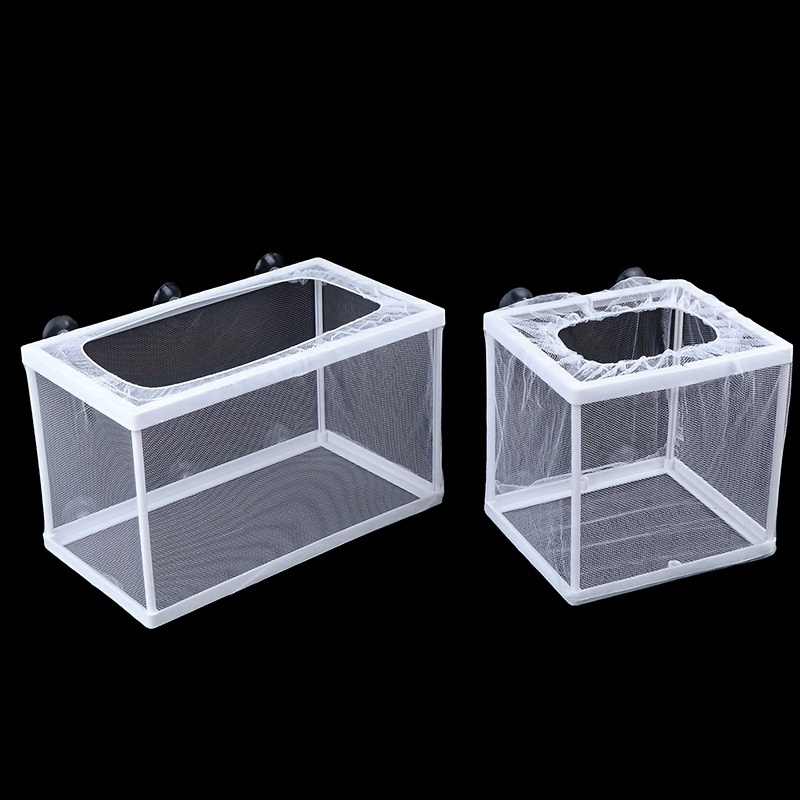 Aquarium Fish Breeder Box - Hanging Incubator Net for Fish Hatchery and  Isolation, Promotes Healthy Breeding and Hatching