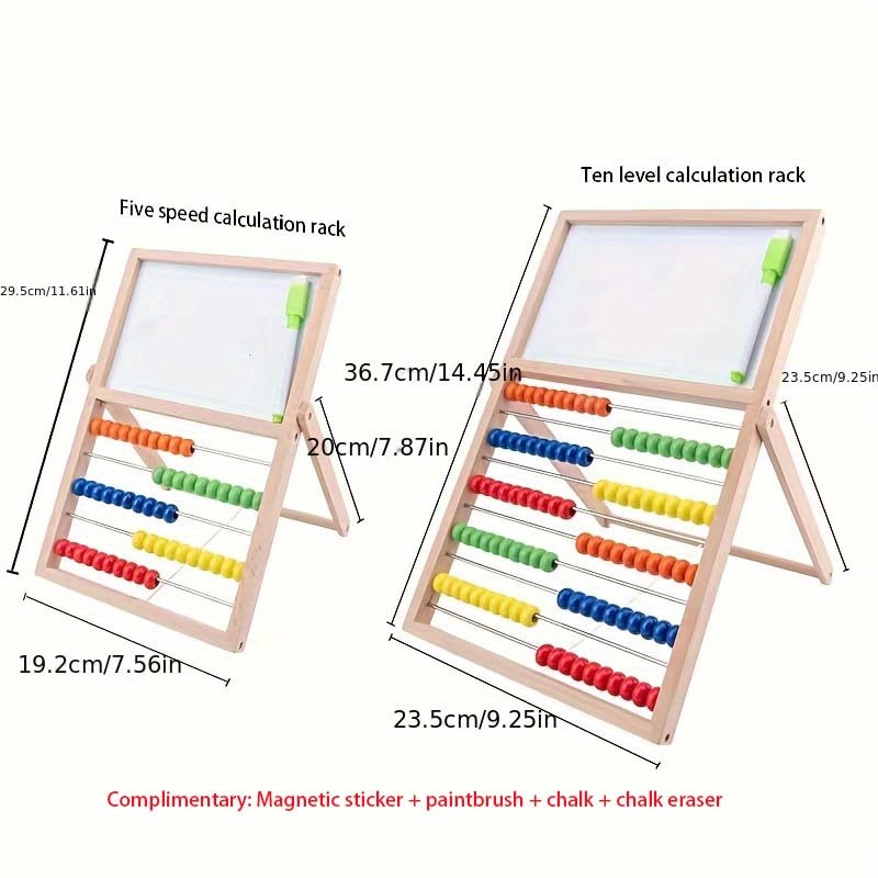 Tavolo Da Disegno Abaco Per Bambini Abaco Aritmetica Mentale Alunni  Contatore Piccola Lavagna Cancellabile Addizione E Sottrazione Matematica  Sussidi