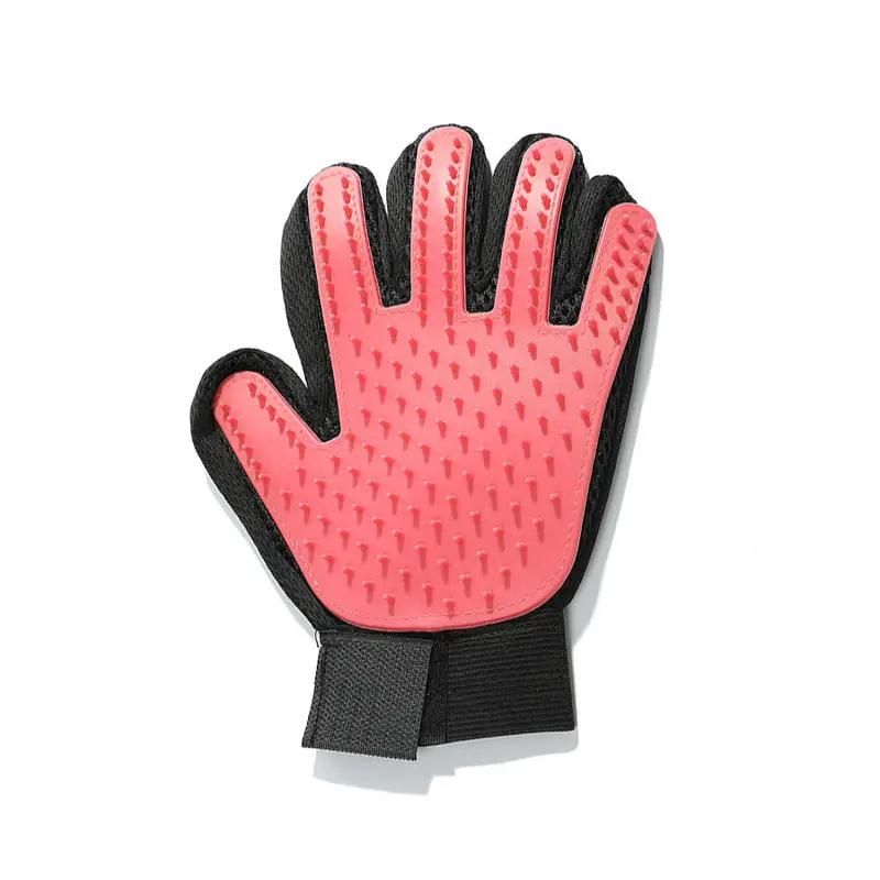 Pet Grooming Glove Gentle Deshedding Brush Glove Accessories