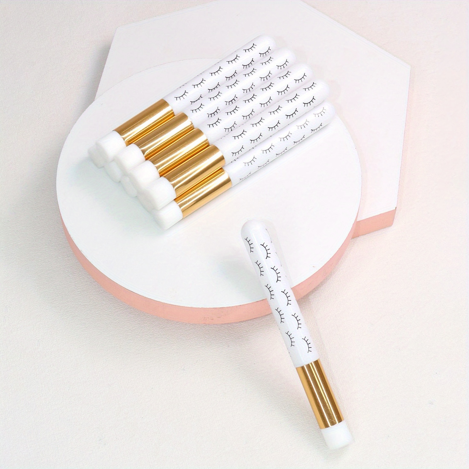 10pcs Lash Shampoo Brushes, Remover Brush , Nose Pore Deep Cleaning Brush, Facial Cleaning Brushes, Eyelash Extensions Brush Washing Brush Cute Lash Cleanse Brushes