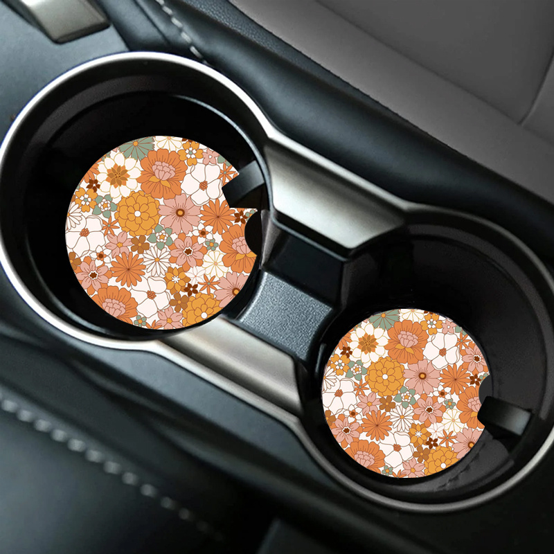 Car Cup Holder Coasters Car Accessories Interior Aesthetic - Temu