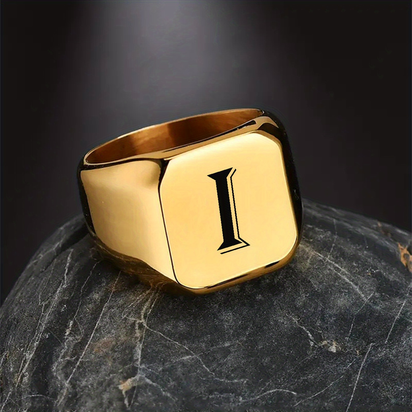 1pc anello in acciaio inossidabile e moda 26 temu italy