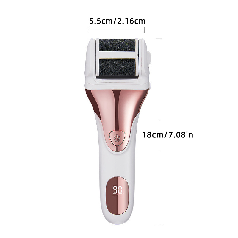 Electric Foot Callus Remover Kit, Rechargeable Pedicure Kit W/3 Grinding  Heads & Foot Files, Waterproof Foot Scrubber, Portable Callus Remover