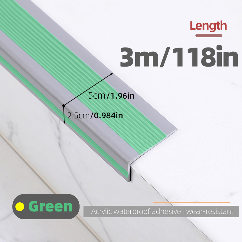 3M Non-slip Stair Stickers L Type Binding Anti-Collision PVC Material