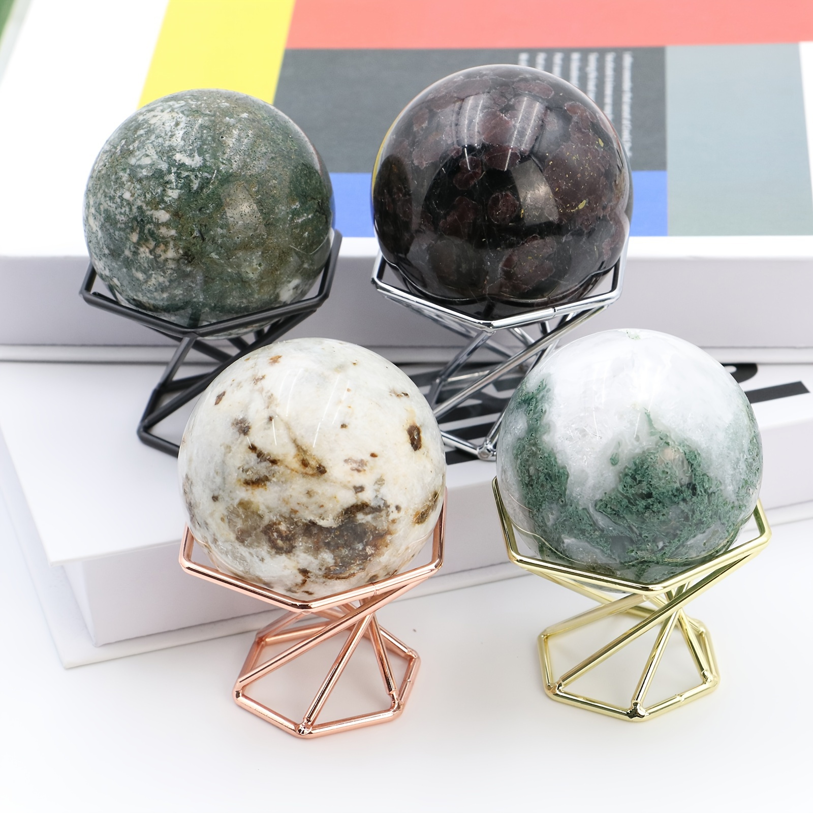 Natural Crystal Ball Holder Crystal Ball Base Display Stand Temu