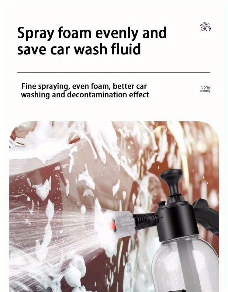 Foam Sprayer Car Wash Hand held Foam Watering Can Air - Temu