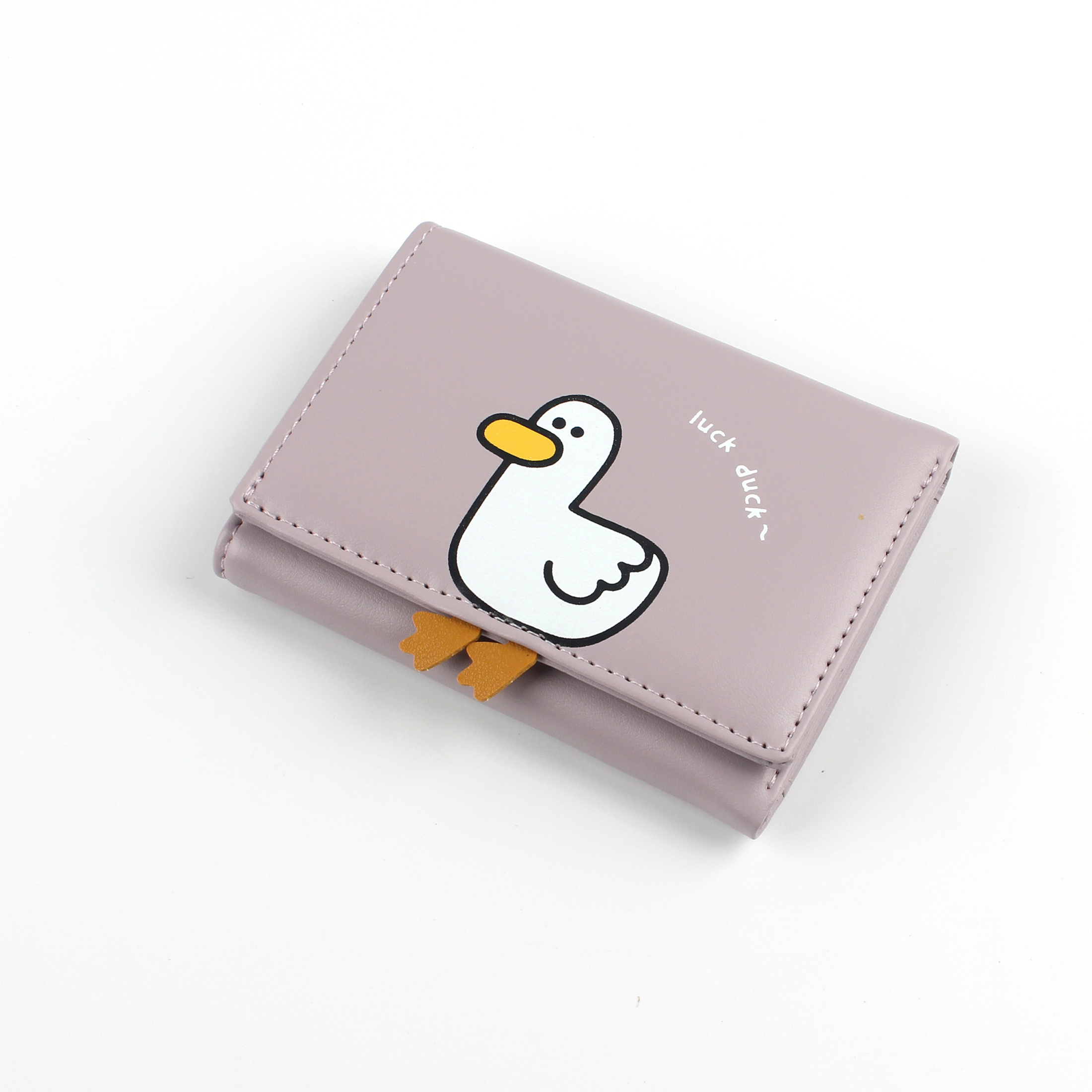 Kawaii Cartoon Duck Pattern Short Wallet, Trifold Coin Purse, Casual Credit Card  Case - Temu United Arab Emirates