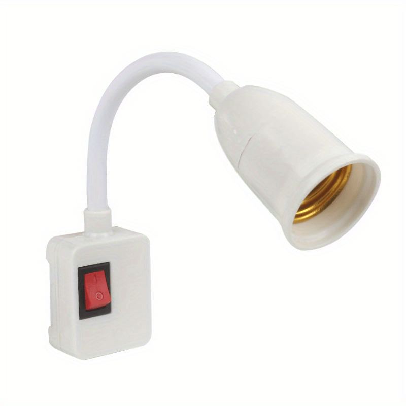 1pc 360 degrees turning lamp holder led universal plug smart socket e27 room lamp holder details 3