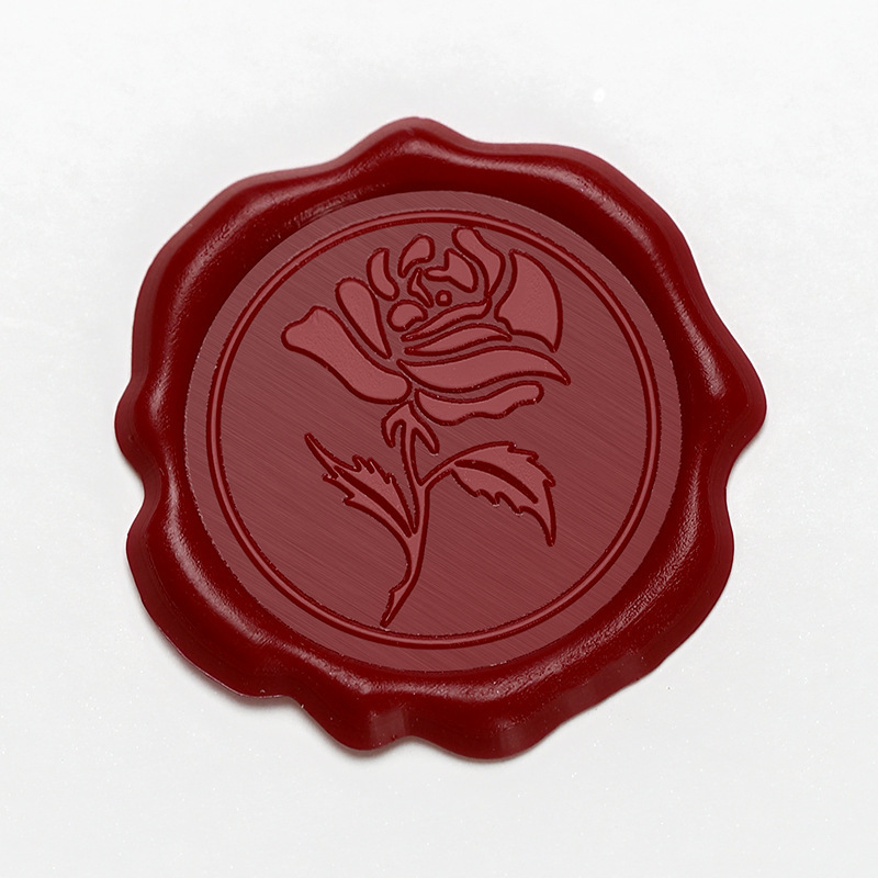 Taoskai Leaves Floral Wax Seal Stamp, Vintage Oval Removable Brass Wax  Stamp Head Sealing Stamp for Invitations, Gift Wrapping, Envelopes, Cards,  Wine