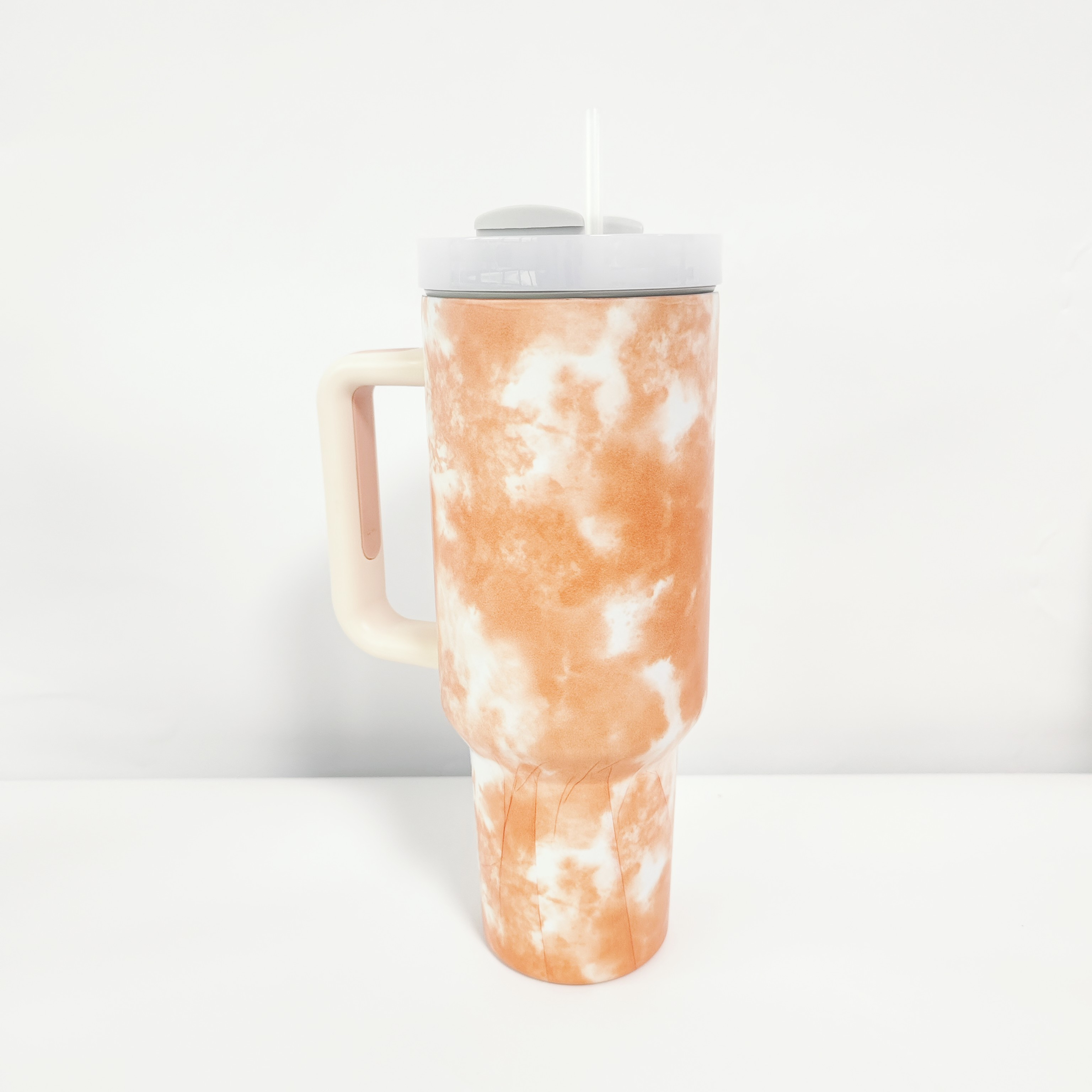 40oz Gold Marble Extra Large Tumbler with Handle