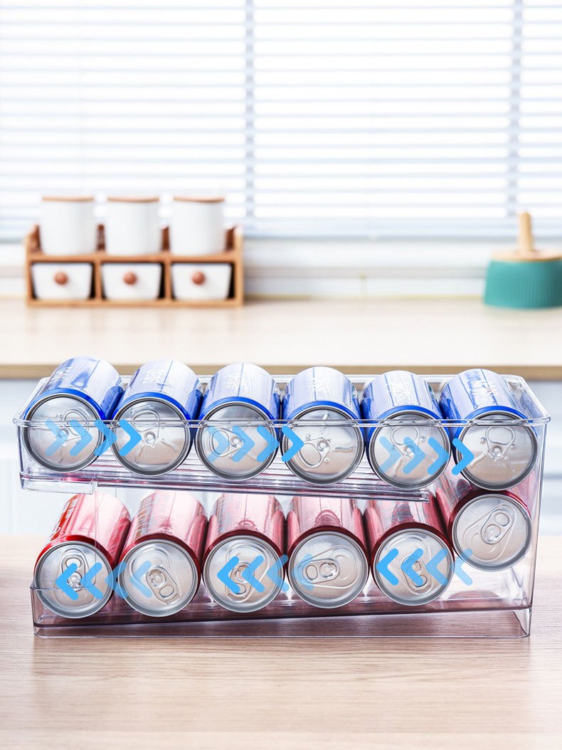 Upgraded Soda Can Organizer For Pantry/refrigerator, Beer Cola