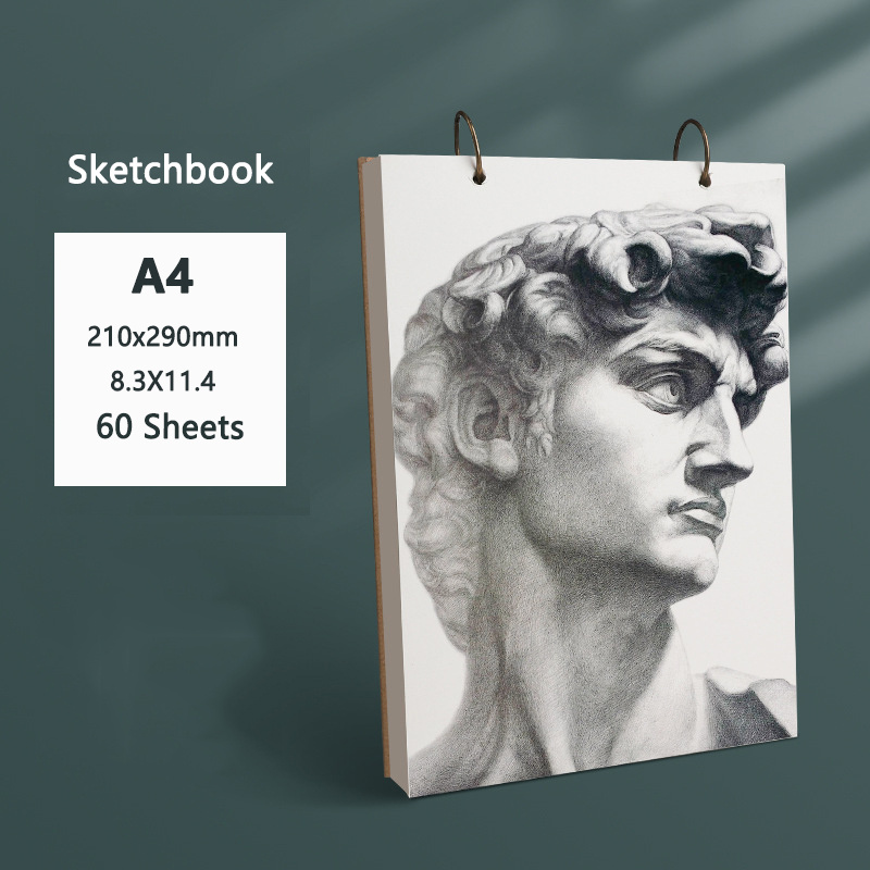 A4/8k/16k Beginners Sketchbook For Drawing Notebook Coloring Books