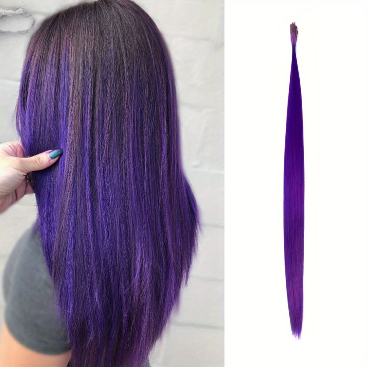 Colorful Hair Extensions - Synthetic Hair Pieces For Daily Wear, Parties, Cosplay, And Halloween Costumes For Music Festival Halloween Christmas