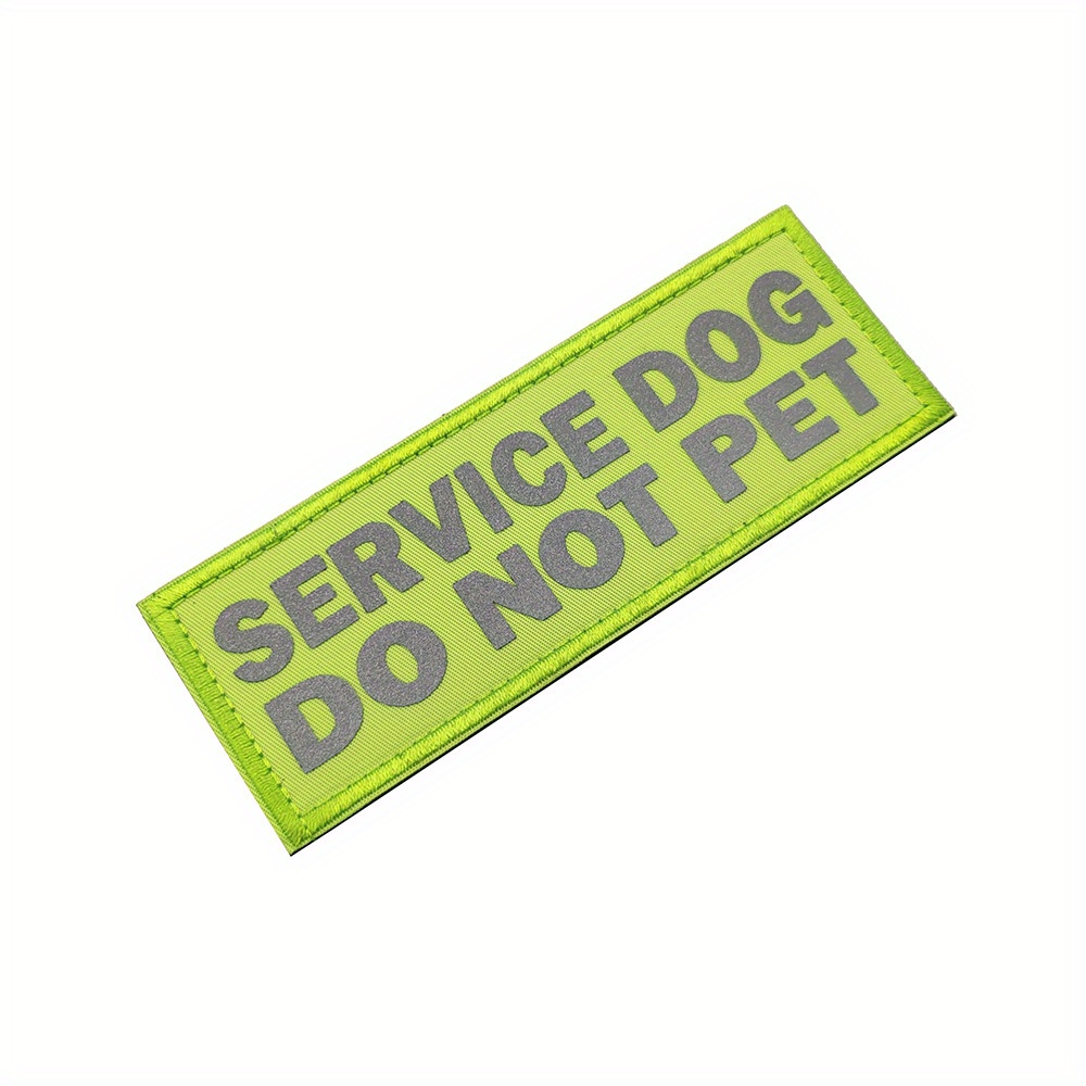 Reflective Service Dog Training Patches Do Not Pet Vest - Temu