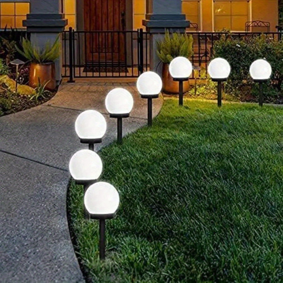 3pcs Luz Enchufe Tierra Led Recargable Solar Blanca Enciende - Temu Chile