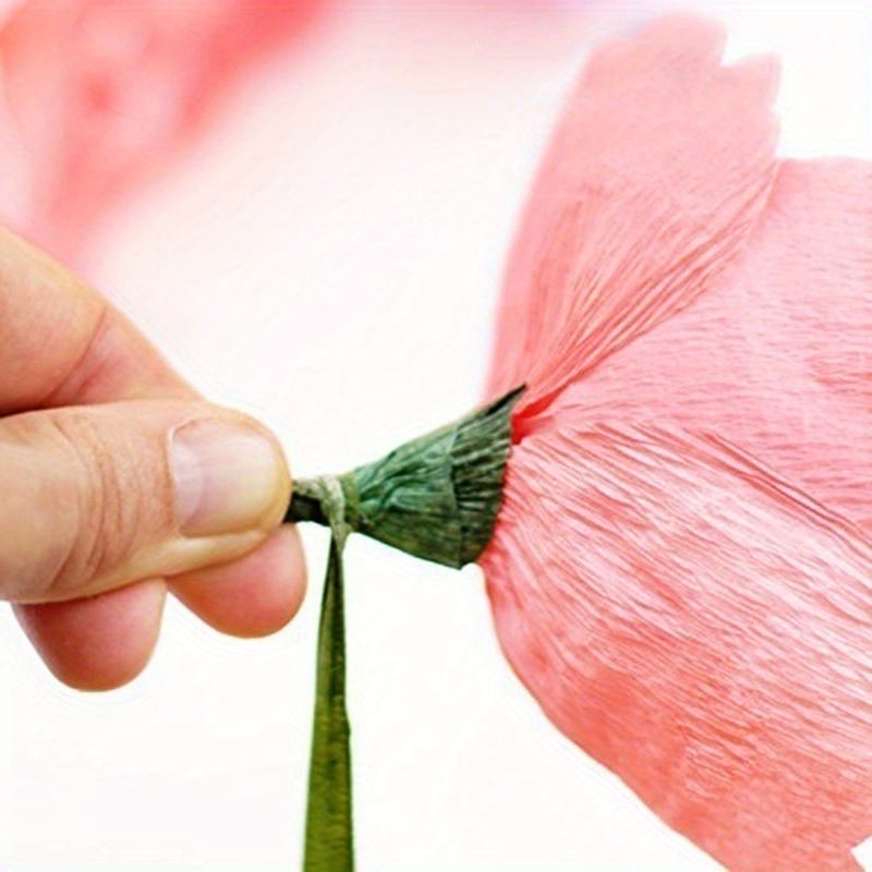 1x GREEN Parafilm Wedding Craft Florist Stem Wrap Floral Tape