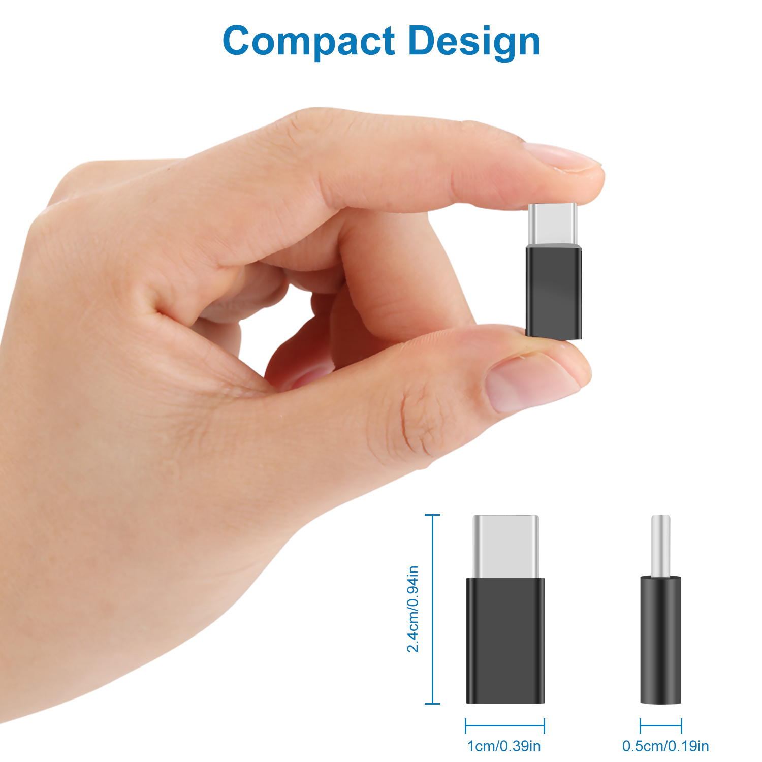 Usb C Adapter Type C Male Micro Usb Female Adapter Data Temu