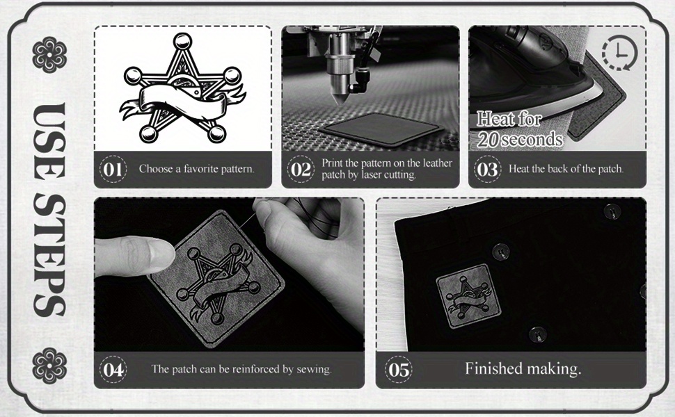 Blank Patch With Adhesive Custom Laser Engraving Uv Printing - Temu