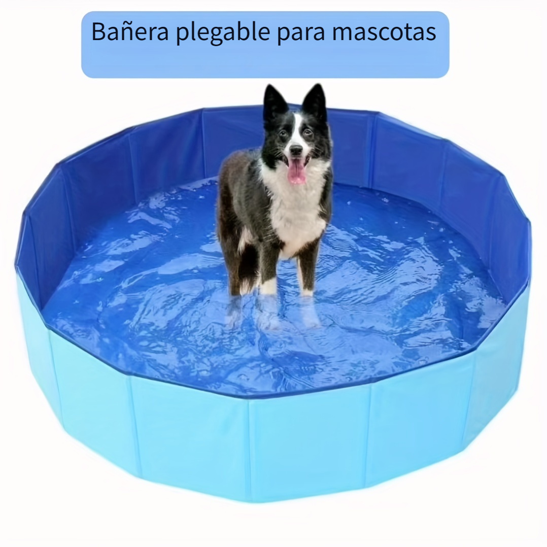 Bañera plegable portátil para mascotas