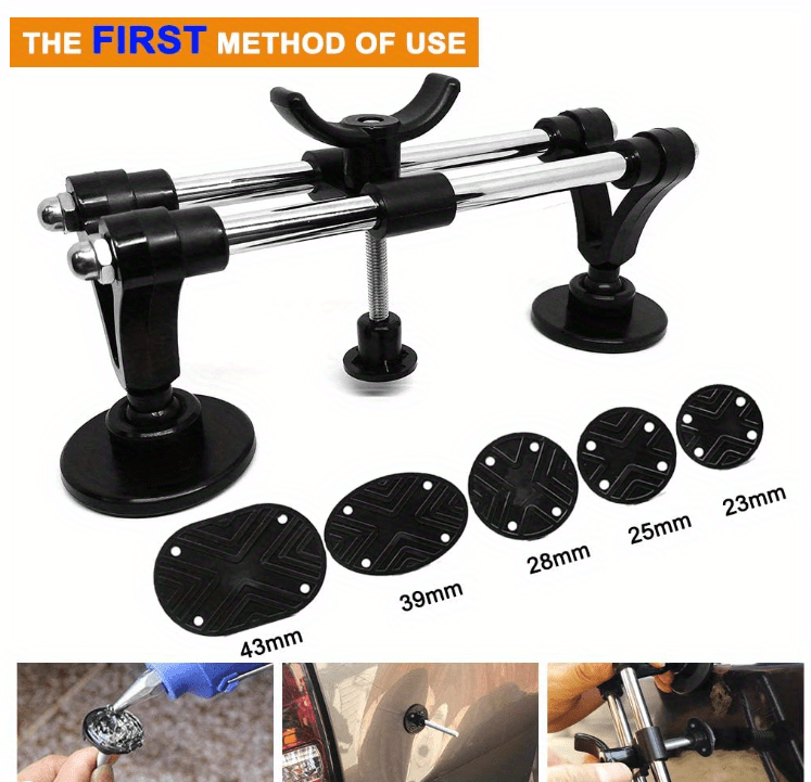 Kit D'outils De Réparation De Carrosserie Automobile, Extracteur De Bosses  De Voiture Avec Double Pont Extracteur De Bosses, Onglets Extracteurs De  Colle, Pelle À Colle Pour Enlever Les Bosses De Voiture, Bosses