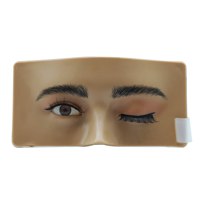 Makeup Practice Face - Silicone Face Eye Makeup Practice Board,Pad