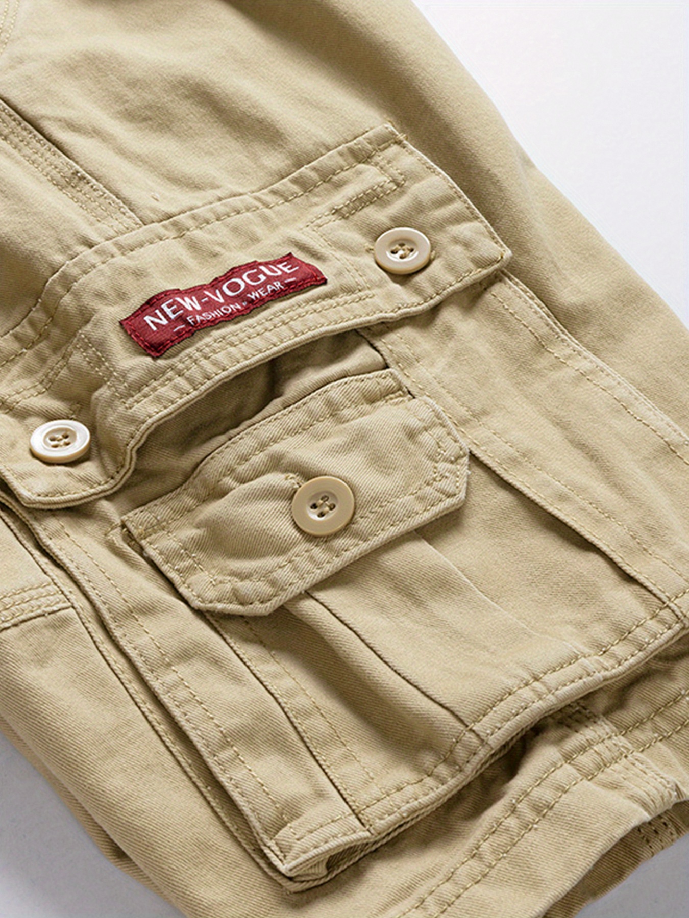 Men's Cargo Shorts Pure Cotton Casual Beach Temu