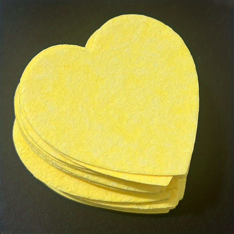 Facial Sponges With Container Heart Shape Compressed - Temu