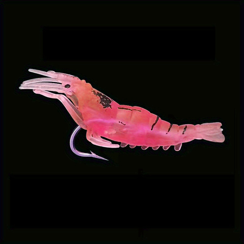 DWMY Imitation Glow-In-The-Dark Shrimp 3cm Bionic Road Runner Bait