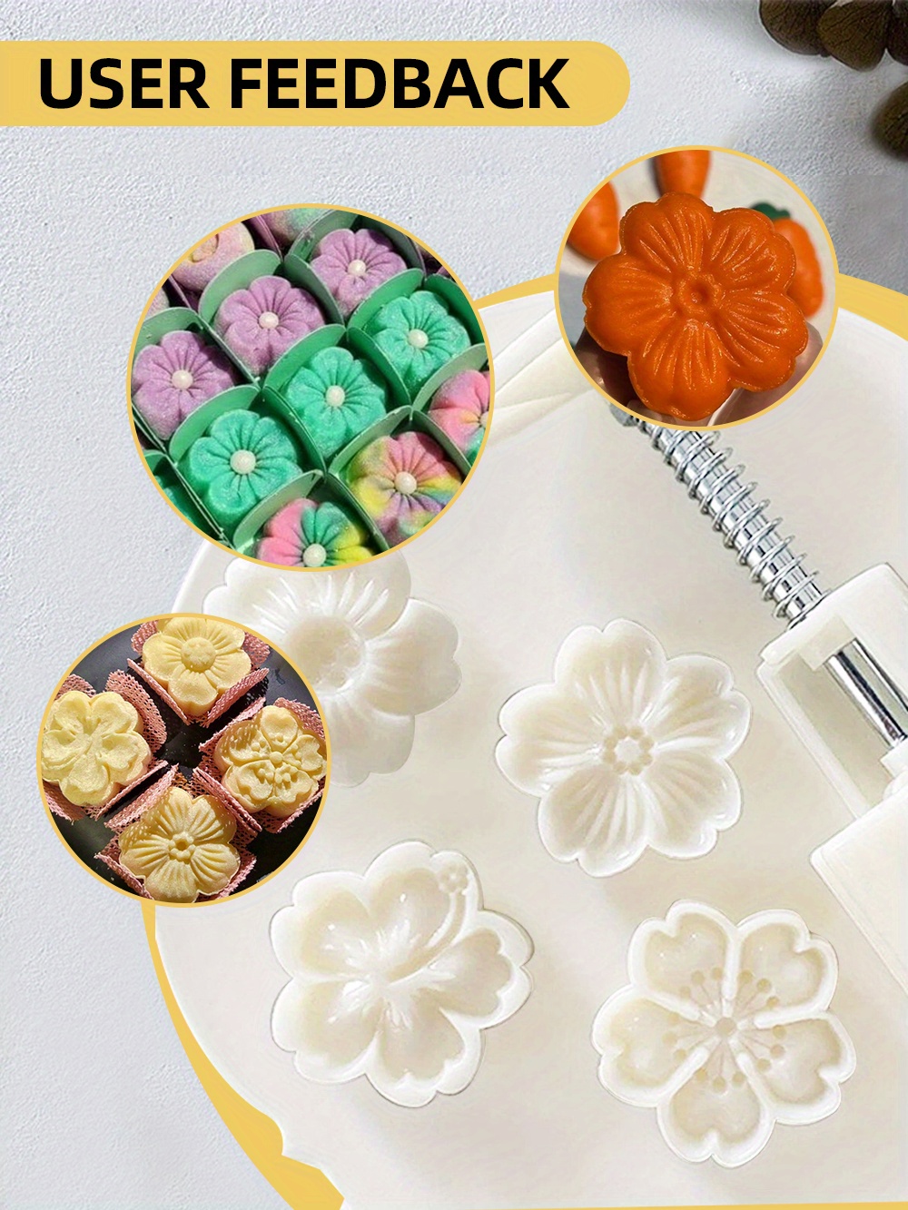 Department Store 1pc Mooncake Three Dimensional Wooden; Cookie Molds For  Baking ( A Flowers), 1 Pack - Kroger