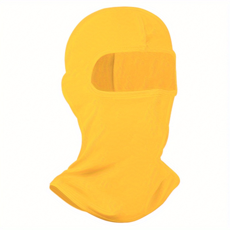 Pasamontañas Bufanda Protector UV Amarillo para Deportes al Aire Libre Esqui  Dias Frios Invierno Airsoft Paintball – OcioDual