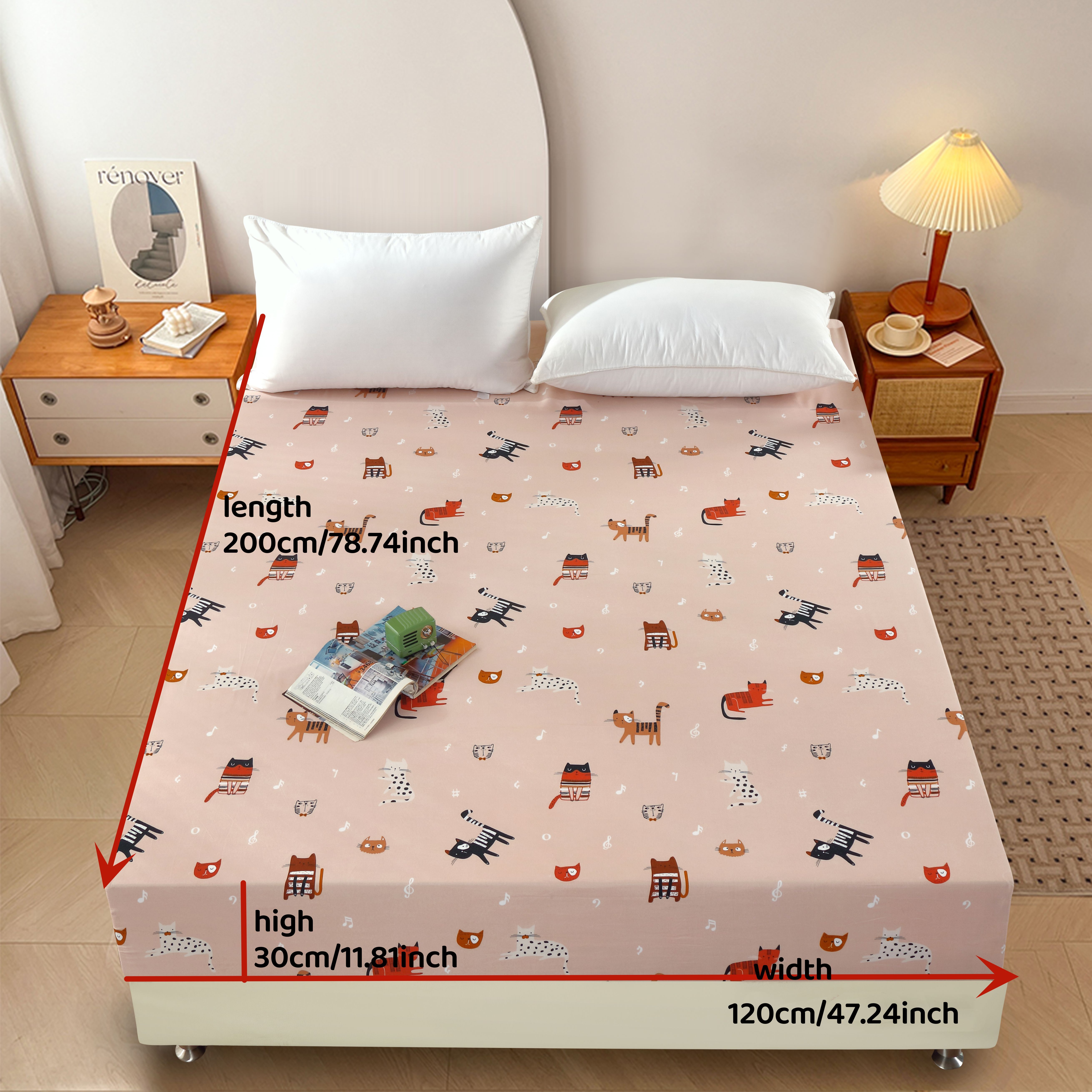 4PCS Dog Bed Sheets Queen Size Puppy Pattern Bedding Sheet Set Pillowcases  Kids