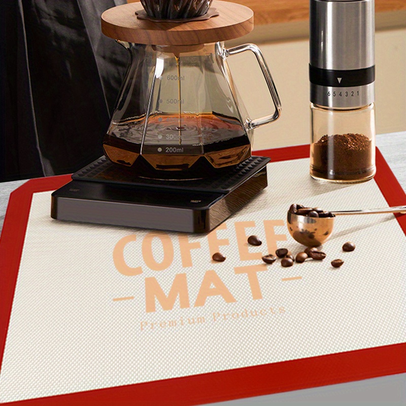 Coffee Machine Mat Kitchen Bar Dishwashing and Drainage Mat Silicone Dining  Table Mat Insulatio Coffee Machine Special Mat - AliExpress