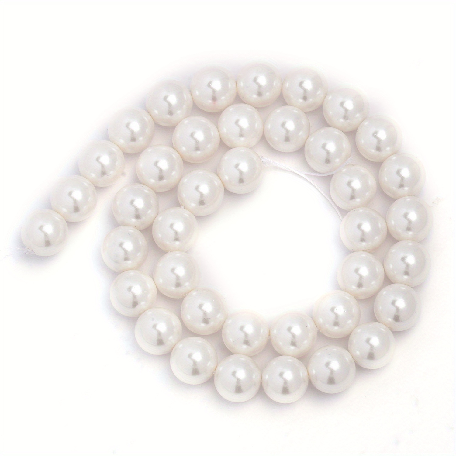 1 Strand/bag Aa Imitation Pearls Multicolor Round Glass - Temu