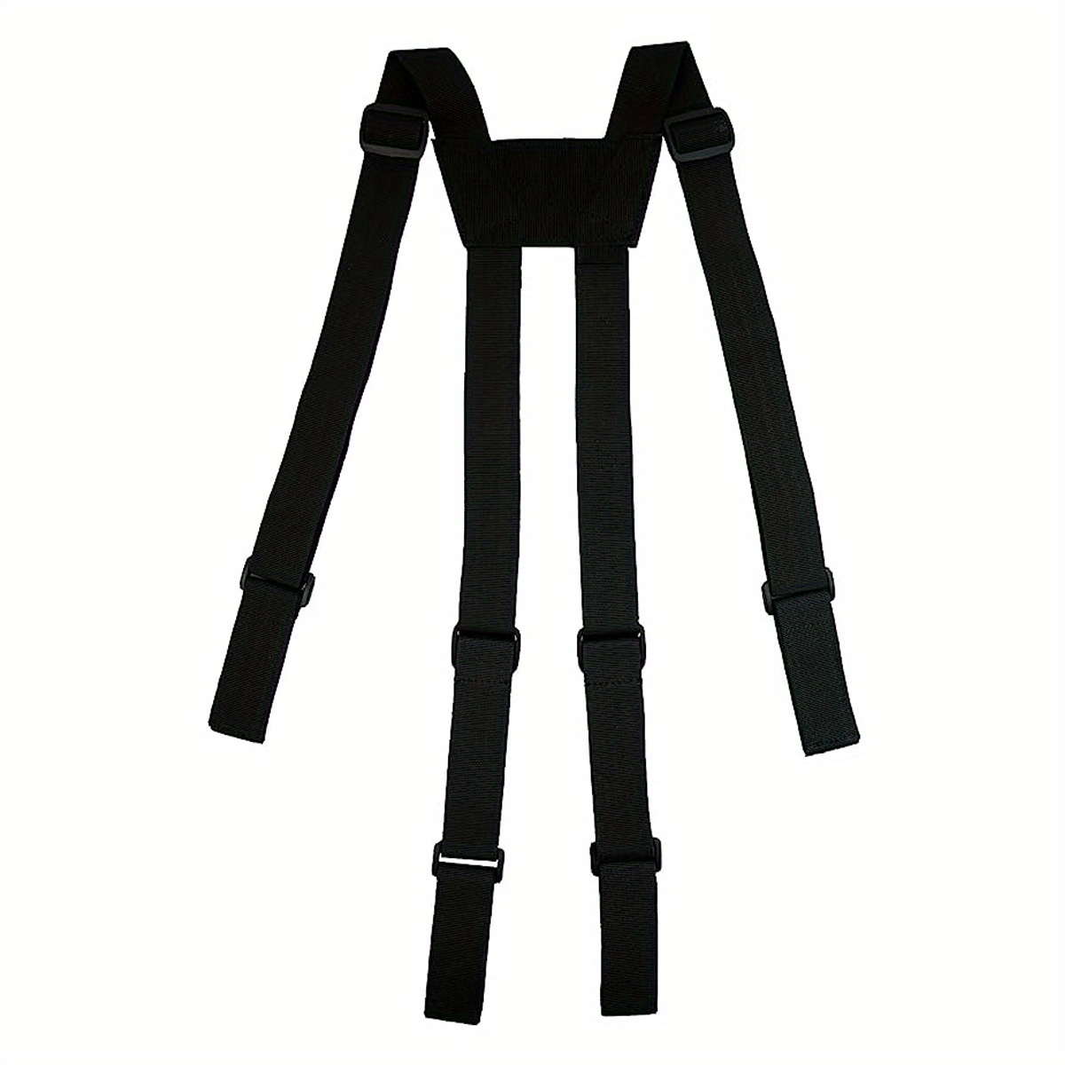 Side Clip Trucker Suspenders For Men Work 2.5cm Wide X-back With 2 Snap  Hooks Adjustable Elastic Heavy Duty Trouser Braces Black