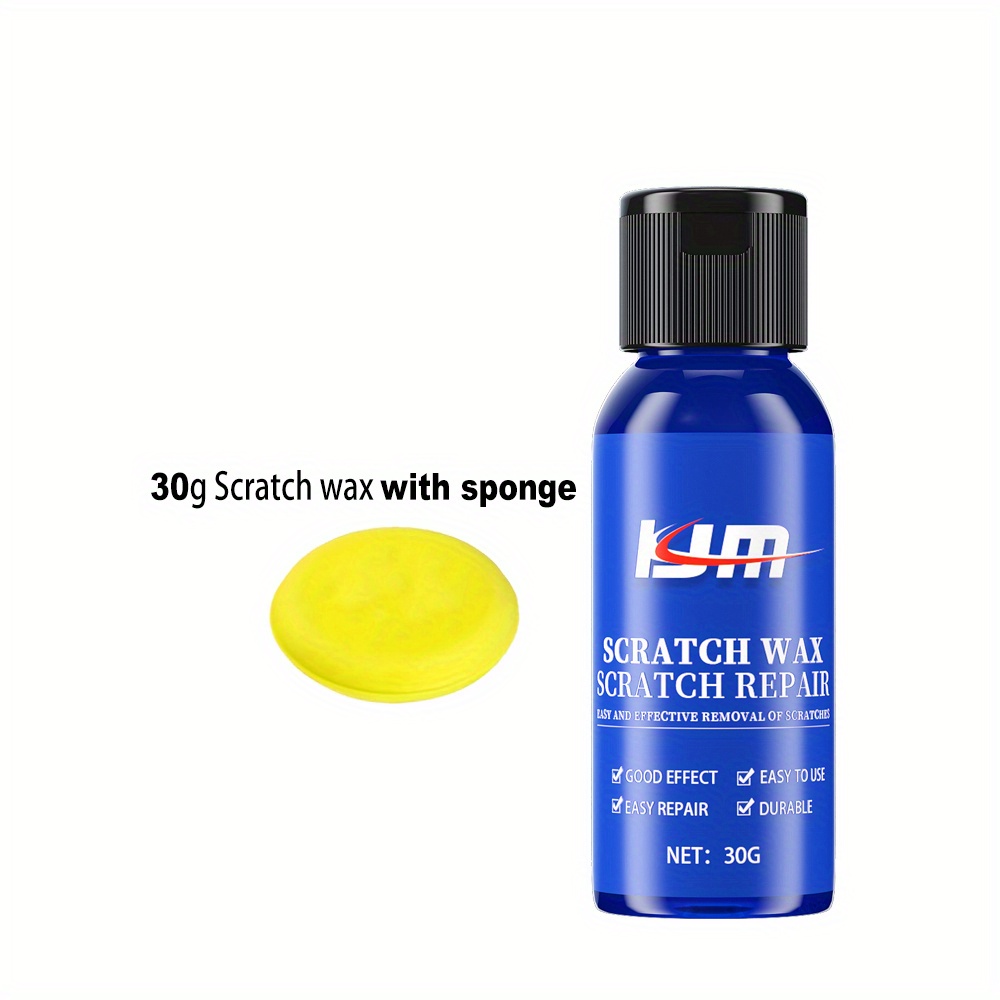 Car Wax Scratch Repair Kit - Scratch Pen & Sponge - Anti Scratch Care