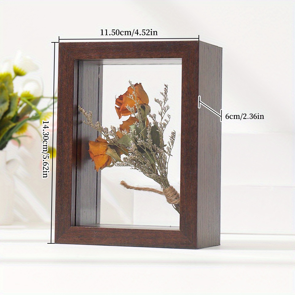 Photo Frame Simple Double sided Transparent Square - Temu