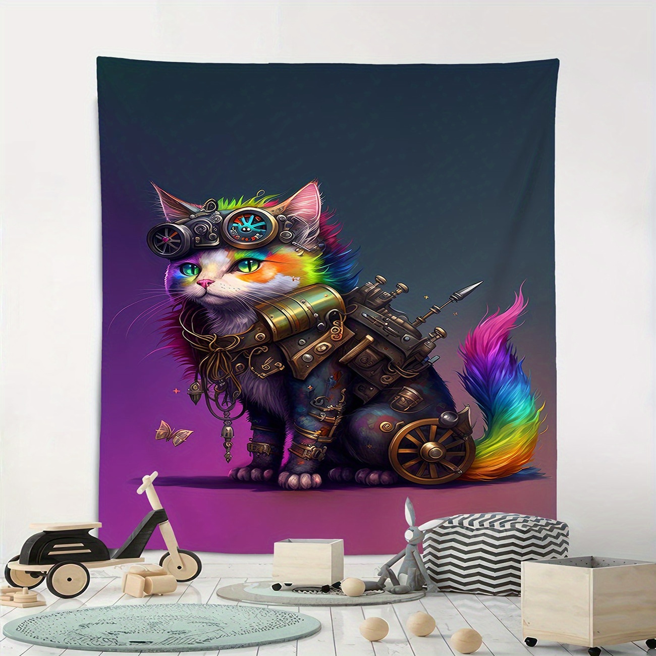 Cyberpunk wall online tapestry