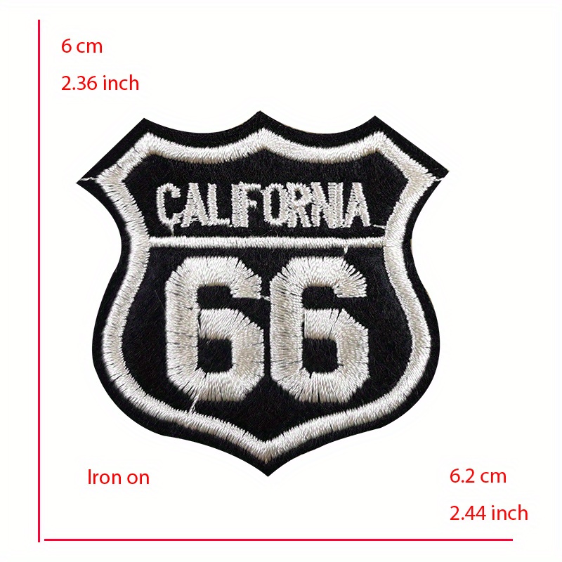 Various Shield Emblems Motorcycle Embroidered Iron Patches - Temu