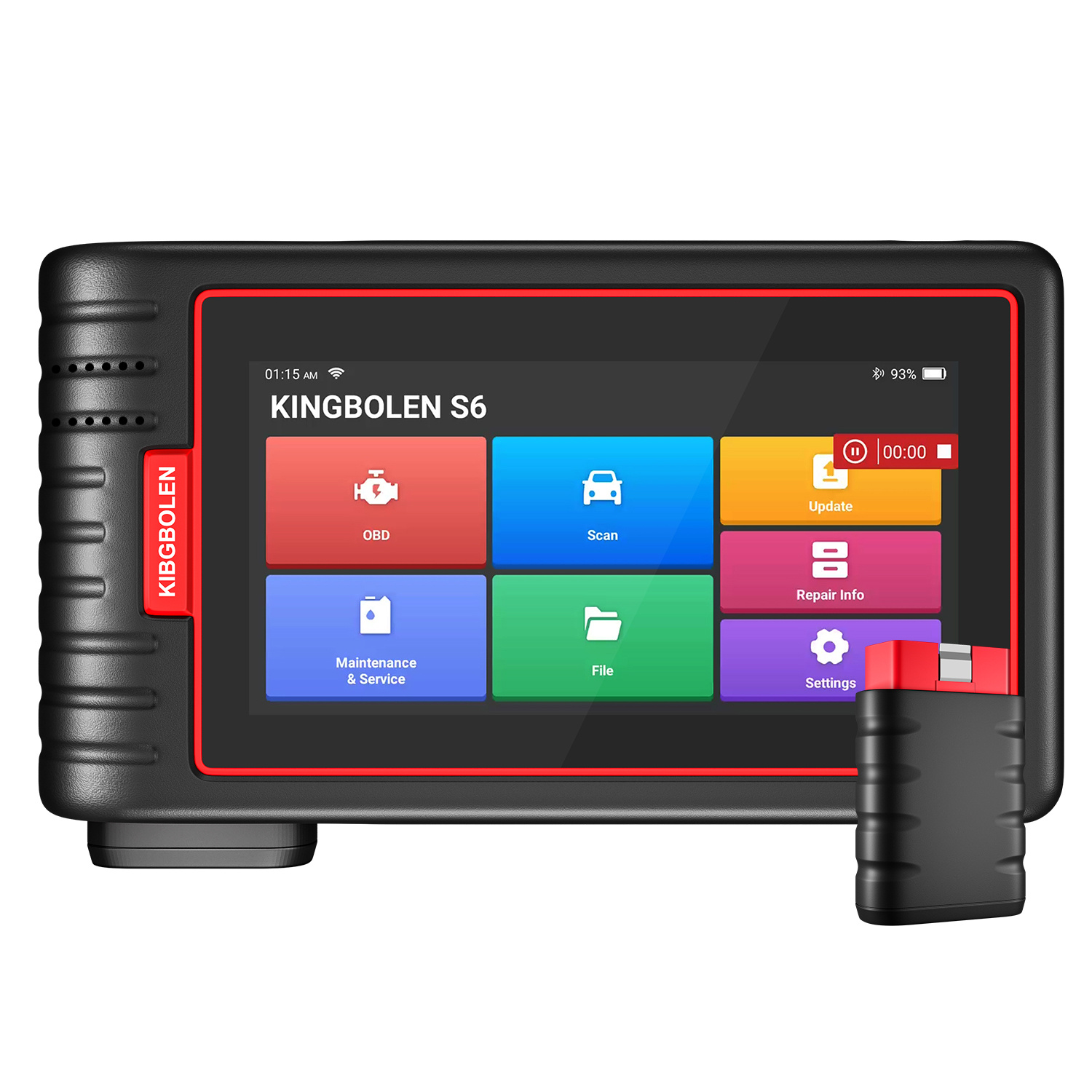 KINGBOLEN K7 Outil Diagnostic Voiture pour Systèmes Complets Valise de  Diagnosti